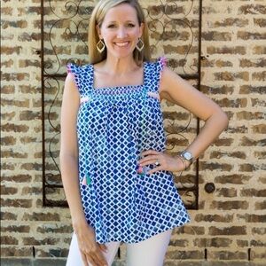 Matilda Jane women’s L top blue